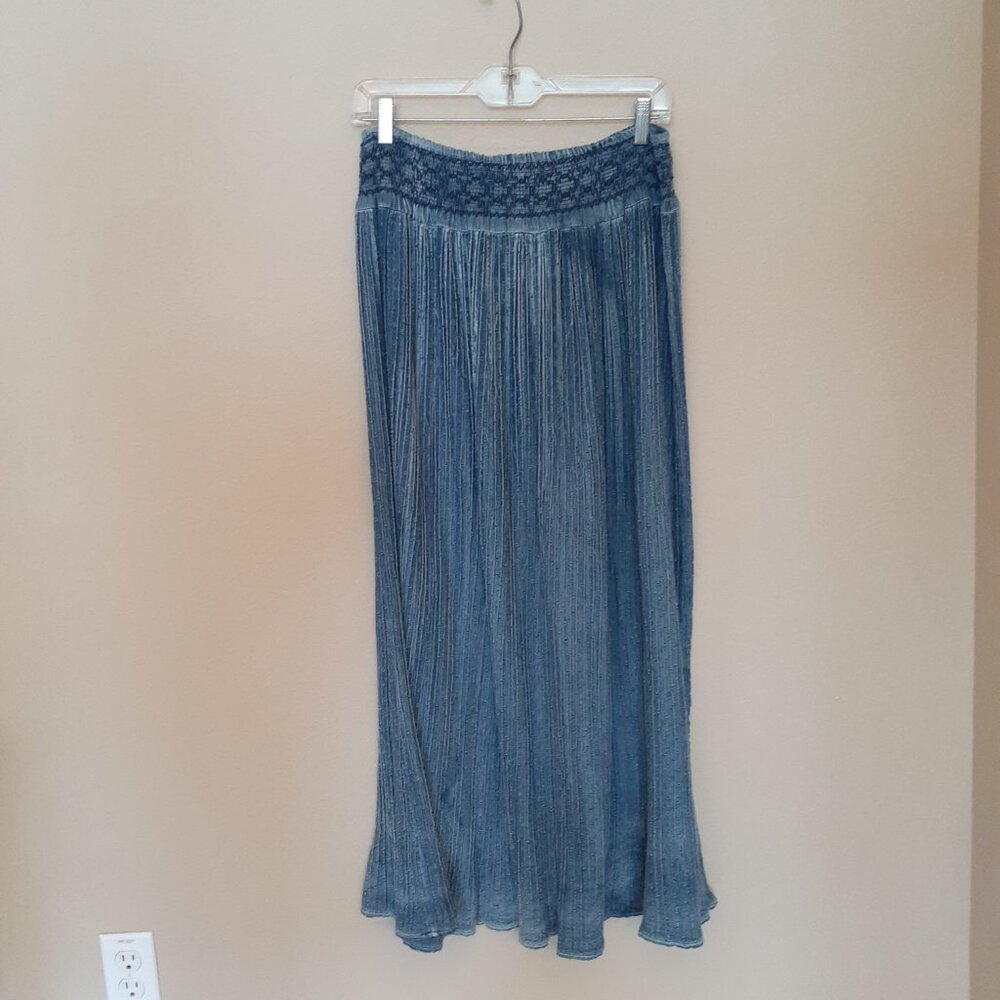 Studio West Cotton Maxi Skirt - Picture 2 of 12